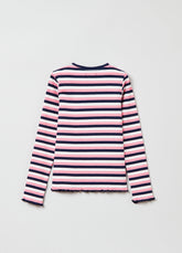 Ovs Long-Sleeved T-Shirt With Stripes